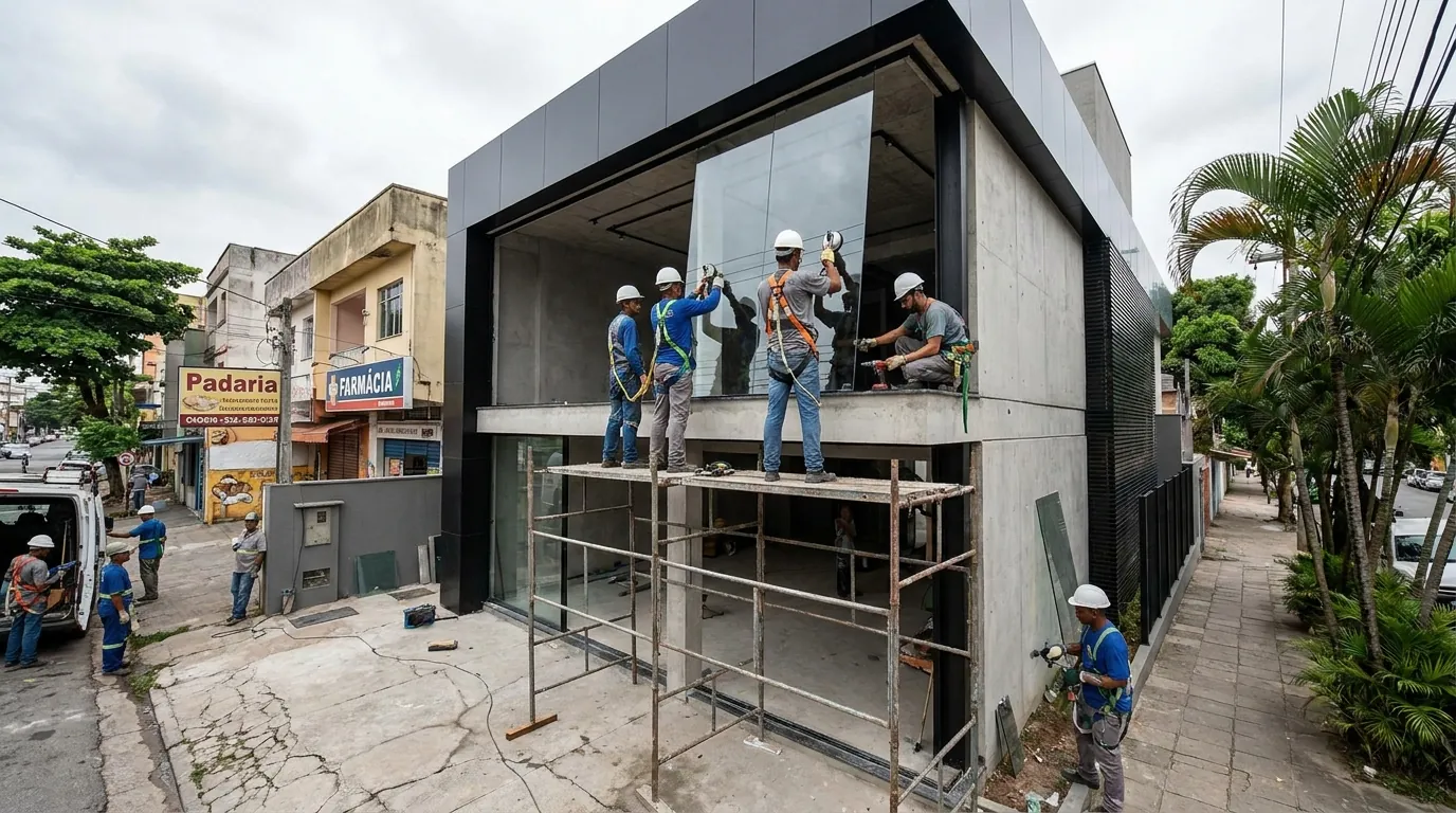 Fachadas para Lojas e Empresas em Campinas‑SP