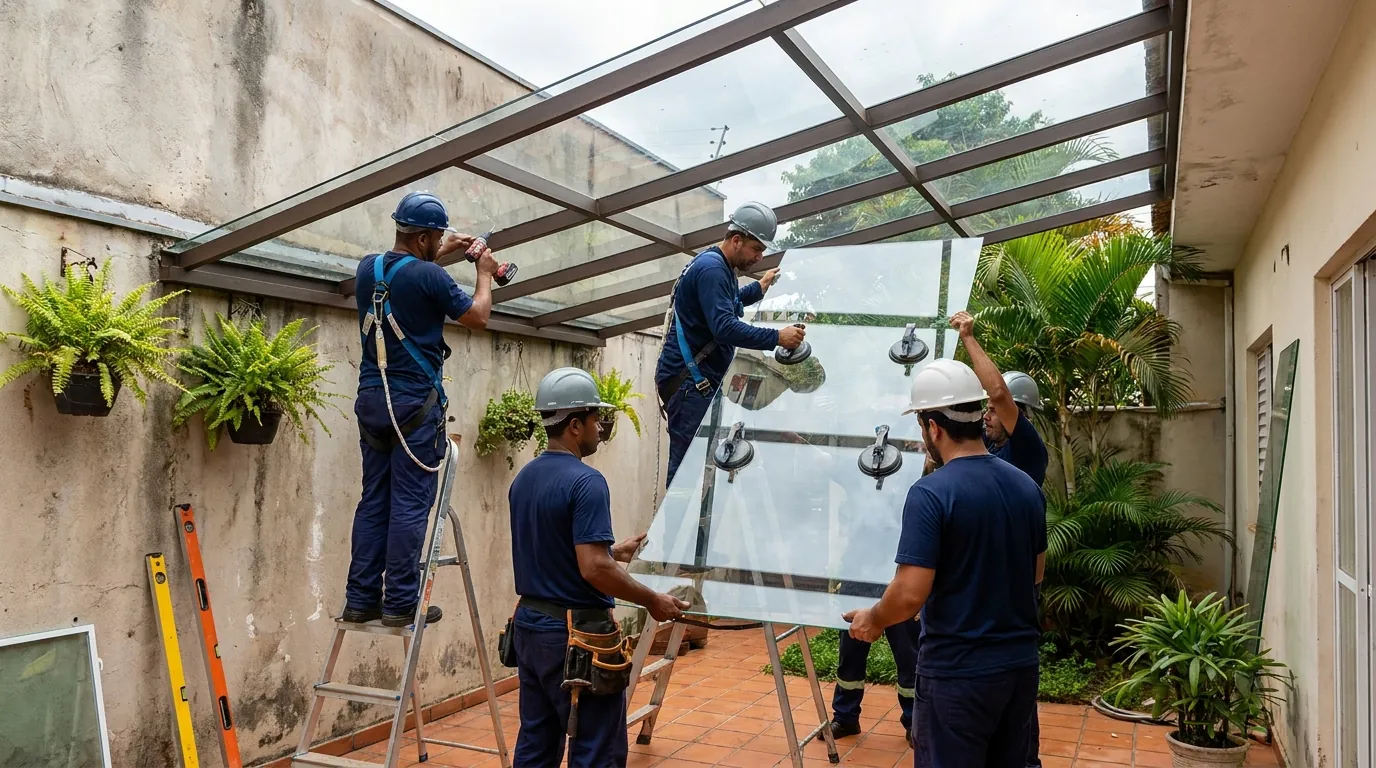 Fechamento de Churrasqueira em Campinas‑SP